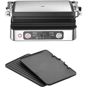 Gril électrique Braun Multigrill 9 Pro - Noir/Acier - Publicité Gril électrique Braun Multigrill 9 Pro - Noir/Acier - Publicité