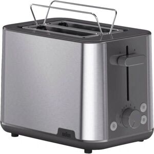 Braun HT 1510 Šedý - 2 Plátkový Toastera Braun HT 1510 Šedý - 2 Plátkový Toastera