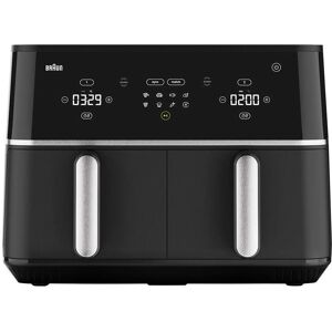 Braun - Twincook 5 TD5030IBK - Friteuse à air double 10L Braun - Twincook 5 TD5030IBK - Friteuse à air double 10L