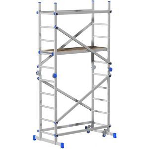 Ponteggio multifunzione in alluminio Marchetti Team - Base 100cm - Compatto - Altezza 3m Ponteggio multifunzione in alluminio Marchetti Team - Base 100cm - Compatto - Altezza 3m