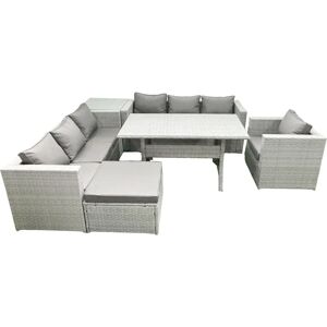 Fimous - 6-Piece Rattan Sofa Set - Outdoor Furniture Fimous - 6-Piece Rattan Sofa Set - Outdoor Furniture