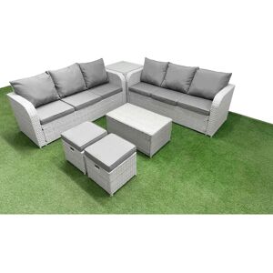 Fimous - Outdoor Garden Set - 8 Seater - Furniture Set Fimous - Outdoor Garden Set - 8 Seater - Furniture Set