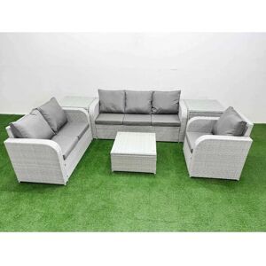 Fimous - Patio PE Wicker - 6 Seater - Outdoor Furniture Set Fimous - Patio PE Wicker - 6 Seater - Outdoor Furniture Set