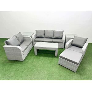 Fimous Patio PE Wicker 7-Seater - Outdoor furniture set Fimous Patio PE Wicker 7-Seater - Outdoor furniture set