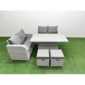 Fimous - 6-Seater Love Sofa Set - Rattan - Garden furniture set Fimous - 6-Seater Love Sofa Set - Rattan - Garden furniture set