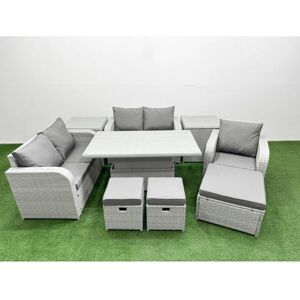 Fimous - High Back Poly Rattan - Garden Furniture Set Fimous - High Back Poly Rattan - Garden Furniture Set