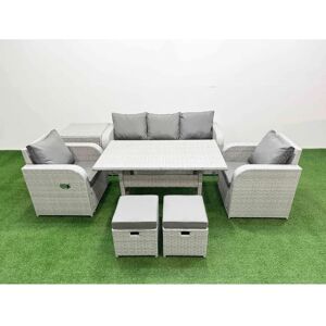 Fimous - Recta - Light Grey - Garden Furniture Set Fimous - Recta - Light Grey - Garden Furniture Set