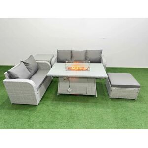 Fimous - 6 Seater PE Rattan - Garden furniture set Fimous - 6 Seater PE Rattan - Garden furniture set