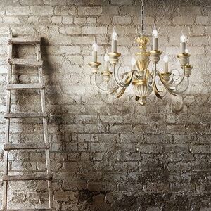 Ideal Lux Firenze 8 Light Chandelier - Ceiling Lighting Ideal Lux Firenze 8 Light Chandelier - Ceiling Lighting