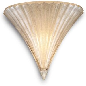 Ideal Lux Santa Small Wall Light - Art Deco Gold E14 Ideal Lux Santa Small Wall Light - Art Deco Gold E14