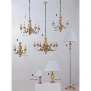 Ideal Lux DORA PT1 Floor Lamp - Antique Brass - 60 W Ideal Lux DORA PT1 Floor Lamp - Antique Brass - 60 W