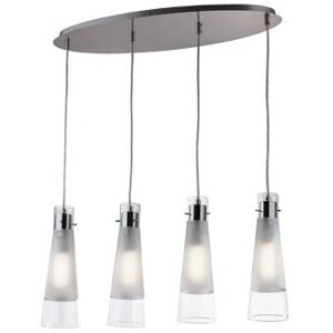 Ideal Lux Kuky 4 Light Ceiling Pendant Chrome E27 - Ceiling Lighting Ideal Lux Kuky 4 Light Ceiling Pendant Chrome E27 - Ceiling Lighting