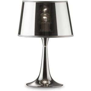 Ideal Lux London Cromo - Small Chrome Table Lamp E27 Ideal Lux London Cromo - Small Chrome Table Lamp E27