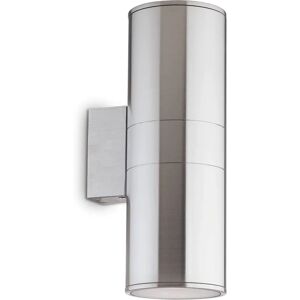 Ideal Lux GUN AP2 BIG - Outdoor Wall Light - 2 Lights - Aluminium, Putty - IP54 Ideal Lux GUN AP2 BIG - Outdoor Wall Light - 2 Lights - Aluminium, Putty - IP54