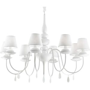Ideal Lux Blanche 8 Light Ceiling Chandelier - Ceiling Lighting Ideal Lux Blanche 8 Light Ceiling Chandelier - Ceiling Lighting