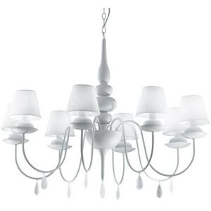 Ideal Lux Blanche 8 Light Ceiling Chandelier - Ceiling Lighting Ideal Lux Blanche 8 Light Ceiling Chandelier - Ceiling Lighting