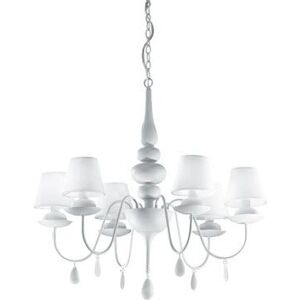 Ideal Lux Blanche 6 Light Ceiling Chandelier - Ceiling Lighting Ideal Lux Blanche 6 Light Ceiling Chandelier - Ceiling Lighting