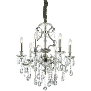 Ideal Lux GIOCONDA SP6 - 6 Light Crystal Chandelier - Ceiling Lighting Ideal Lux GIOCONDA SP6 - 6 Light Crystal Chandelier - Ceiling Lighting