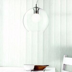 Ideal Lux Nemo Chrome Glass Pendant Light - Ceiling Lighting Ideal Lux Nemo Chrome Glass Pendant Light - Ceiling Lighting