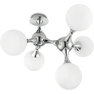 Ideal Lux Nodi 5 Light Semi-Flush Chrome Ceiling Light Ideal Lux Nodi 5 Light Semi-Flush Chrome Ceiling Light