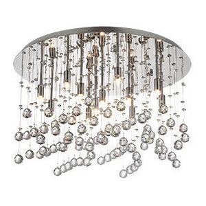 Ideal Lux Moonlight 12 Light Semi-Flush Chrome Ceiling - Lighting Ideal Lux Moonlight 12 Light Semi-Flush Chrome Ceiling - Lighting