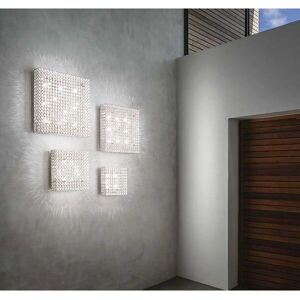 Ideal Lux Admiral 8 Light Indoor Square Large Flush Light Chrome - Ceiling Light Ideal Lux Admiral 8 Light Indoor Square Large Flush Light Chrome - Ceiling Light