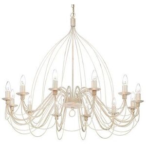 Ideal Lux Corte 12 Light Chandelier Antique White - Ceiling Lighting Ideal Lux Corte 12 Light Chandelier Antique White - Ceiling Lighting