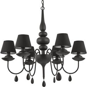 Ideal Lux Blanche 6 Light Chandelier - Ceiling Light Ideal Lux Blanche 6 Light Chandelier - Ceiling Light