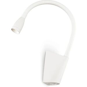 Ideal Lux GOOSE LED Reading Light - Adjustable White Reading Lamp Ideal Lux GOOSE LED Reading Light - Adjustable White Reading Lamp