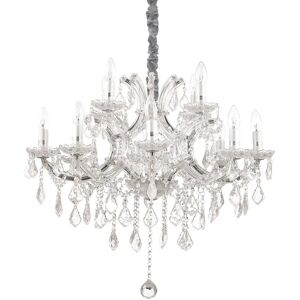 Ideal Lux Napoleon 12 Light Chrome Chandelier - Lighting Ideal Lux Napoleon 12 Light Chrome Chandelier - Lighting