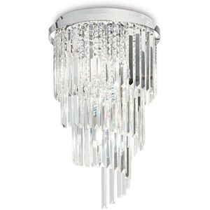 Italian Collection N25888 Carlton 8 Light Semi Flush Ceiling Fitting - Ceiling Light Italian Collection N25888 Carlton 8 Light Semi Flush Ceiling Fitting - Ceiling Light