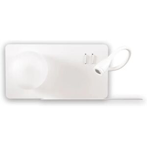 Ideal Lux Book 2 Light Wall Fitting White - LED 2 Light, G9 Ideal Lux Book 2 Light Wall Fitting White - LED 2 Light, G9