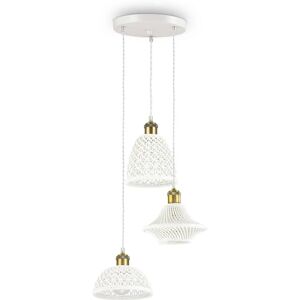 Ideal Lux Lugano 3 Light Pendant - Ceiling Light Ideal Lux Lugano 3 Light Pendant - Ceiling Light