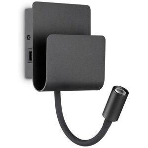 Ideal Lux PROBE - Wall Lamp with LED, Black, 3000K Ideal Lux PROBE - Wall Lamp with LED, Black, 3000K