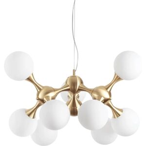 Ideal Lux Nodi 9-Light Brass Pendant Lamp - Lighting Fixture Ideal Lux Nodi 9-Light Brass Pendant Lamp - Lighting Fixture