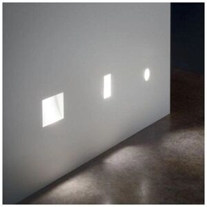 Ideal Lux Walky-3 White Recessed LED Wall Lamp - Indoor Light Ideal Lux Walky-3 White Recessed LED Wall Lamp - Indoor Light