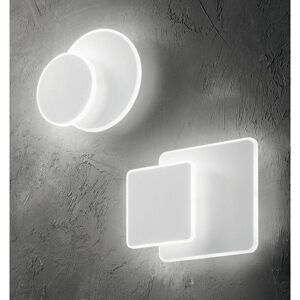 Ideal Lux Pouch LED Wall Light - Round White Decor Ideal Lux Pouch LED Wall Light - Round White Decor