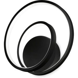 Ideal Lux Oz LED Wall Light - Modern Black 30cm Ideal Lux Oz LED Wall Light - Modern Black 30cm