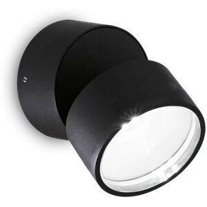 Omega Round LED Outdoor Wall Spotlight - Black - 4000K Omega Round LED Outdoor Wall Spotlight - Black - 4000K