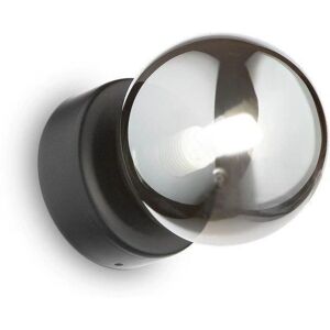 Ideal Lux PERLAGE Black Wall Lamp - Glass Shade - G9 - 15W Ideal Lux PERLAGE Black Wall Lamp - Glass Shade - G9 - 15W