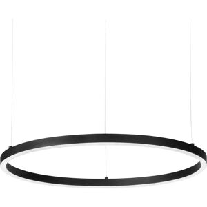 Ideal Lux ORACLE Slim Non-Dim Round 70cm LED Ceiling Light - Black Ideal Lux ORACLE Slim Non-Dim Round 70cm LED Ceiling Light - Black