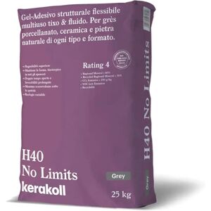 Kerakoll H40 sans limites Colle structurale en gel grise - Publicité Kerakoll H40 sans limites Colle structurale en gel grise - Publicité