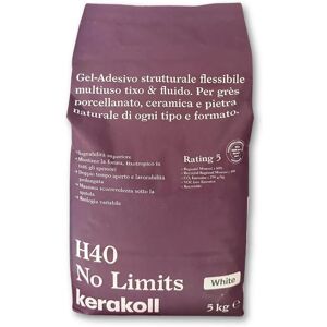 Kerakoll H40 no limits - Gel adesivo strutturale - 5KG Kerakoll H40 no limits - Gel adesivo strutturale - 5KG