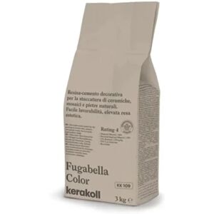Kerakoll KK 109 Couleur Fugabella - Enduit - 3kg - Joint 0-20 mm - Usage intérieur et extérieur - Publicité Kerakoll KK 109 Couleur Fugabella - Enduit - 3kg - Joint 0-20 mm - Usage intérieur et extérieur - Publicité