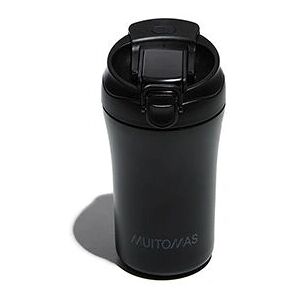 Muitomas WBOTTLETH350BK Travel Mug - Double-Wall Stainless Steel Muitomas WBOTTLETH350BK Travel Mug - Double-Wall Stainless Steel