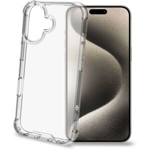 Celly iPhone 16 Transparent Armor Shockproof Case Celly iPhone 16 Transparent Armor Shockproof Case