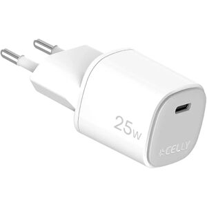Celly UPTC1USBC25WWH - Caricatore per dispositivi mobili Celly UPTC1USBC25WWH - Caricatore per dispositivi mobili