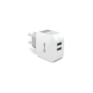 Carregador Celly TC2USBTURBO Branco - Smartphone, Tablet Carregador Celly TC2USBTURBO Branco - Smartphone, Tablet