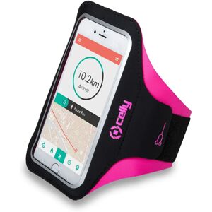 Celly ARMBANDXLPK Náramek na telefon Černá Růžová - Pouzdro Celly ARMBANDXLPK Náramek na telefon Černá Růžová - Pouzdro
