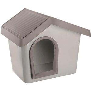 Caseta Zeus para Perros - Ventilación Ajustable - Fácil Limpieza - Marco Reforzado - Gris - 72x62x62.5cm Caseta Zeus para Perros - Ventilación Ajustable - Fácil Limpieza - Marco Reforzado - Gris - 72x62x62.5cm
